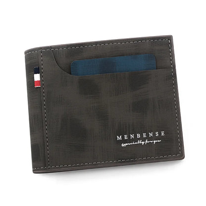 Slim Men’s Wallet with External Card Slot – Modern & Functional
