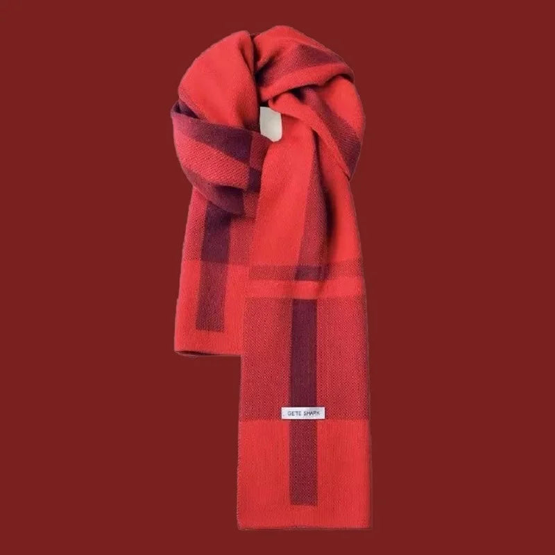 Men’s Geometric Scarf – Modern and Bold Style