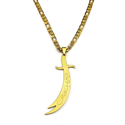 Men’s Scimitar Sword Necklace – Power & Style