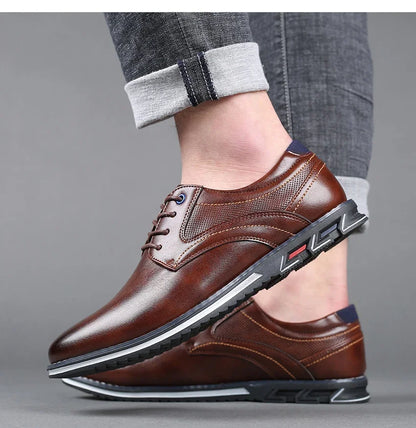 Retro Herrenschuhe - Business Brand Lederschuhe