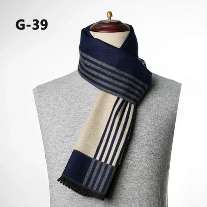Men's Pashmina Scarf for Men, Wool Scarf for Winter.