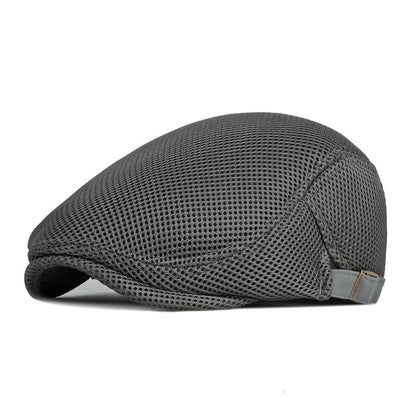 Men's Breathable Mesh Beret - Comfort and Style for All Seasons
