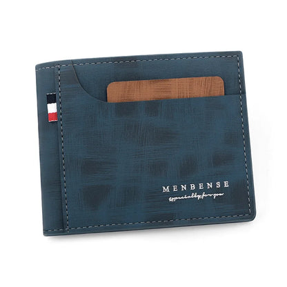 Slim Men’s Wallet with External Card Slot – Modern & Functional