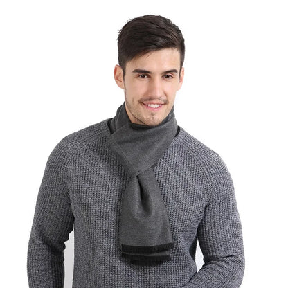 Men's Pashmina Scarf for Men, Wool Scarf for Winter.
