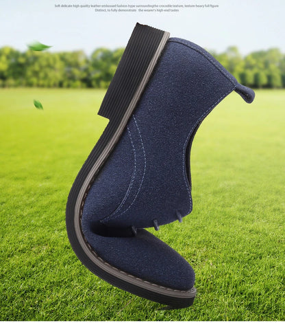 Herren Freizeitschuhe - Wildleder mit Schnürsenkeln