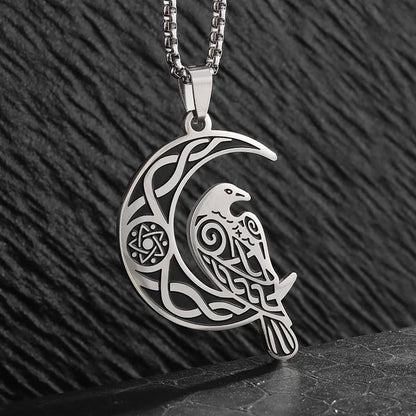 Viking Rune Circle Pendant Necklace