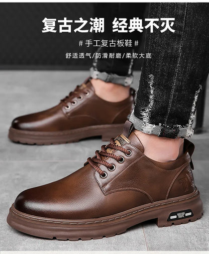 Freizeitschuhe aus Leder für Herren – moderner und vielseitiger Designer