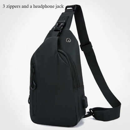 Men’s Sling Crossbody Bag – Compact, Modern, and Waterproof
