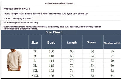 Urban Classic: Solid Color Wedge-Top Pullover Sweater for Men – Soft Knit & Stylish Fit