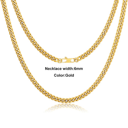 Men’s Stainless Steel Necklace – Cuban Link Style