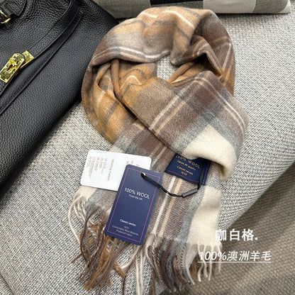 Men's wool scarf - British versatile