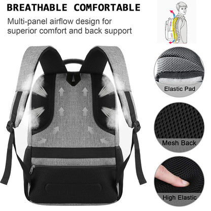 Men’s Executive Anti-Theft Backpack – Modern, Technological and Spacious
