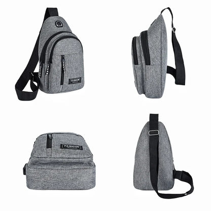 Men’s Casual Crossbody Sling Bag – Lightweight Urban Chest Pack for Daily Essentials