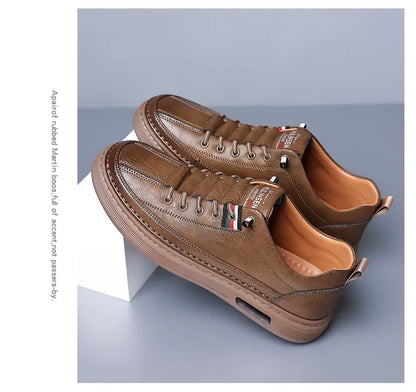 Men's Versatile Casual Shoes - Ultra Soft Leather and Pleasure
