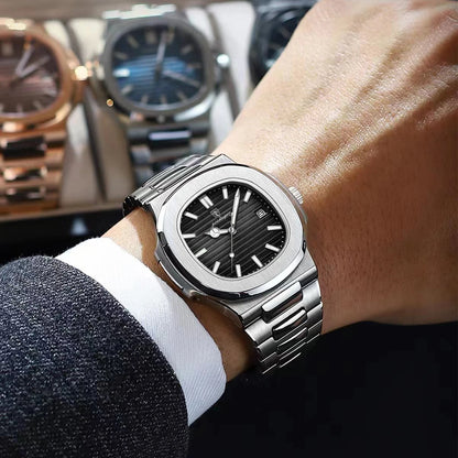 Men's Sports Watch - Waterproof, Luminous, with Date, Quartz