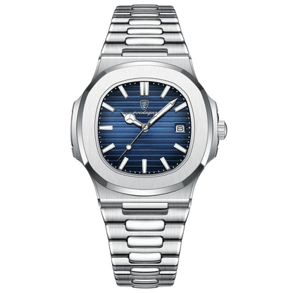 Men's Sports Watch - Waterproof, Luminous, with Date, Quartz