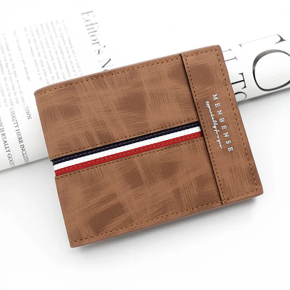 European Style Wallet with Tricolor Detail