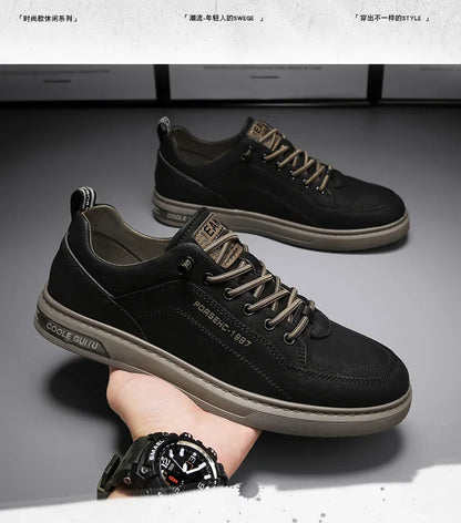 Men's Shoes - Men's Leather Casual, Fashion Sports Shoes