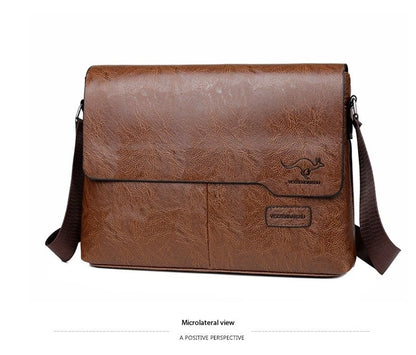 Men’s Messenger Bag – Timeless Sophistication for Stylish Men | Perfect for iPad and Laptop