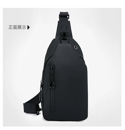 Men’s Sling Crossbody Bag – Compact, Modern, and Waterproof