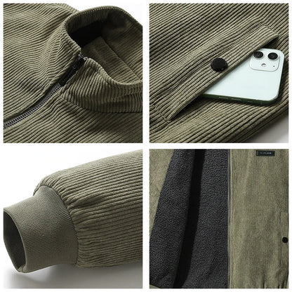 Men’s Corduroy Sherpa-Lined Jacket