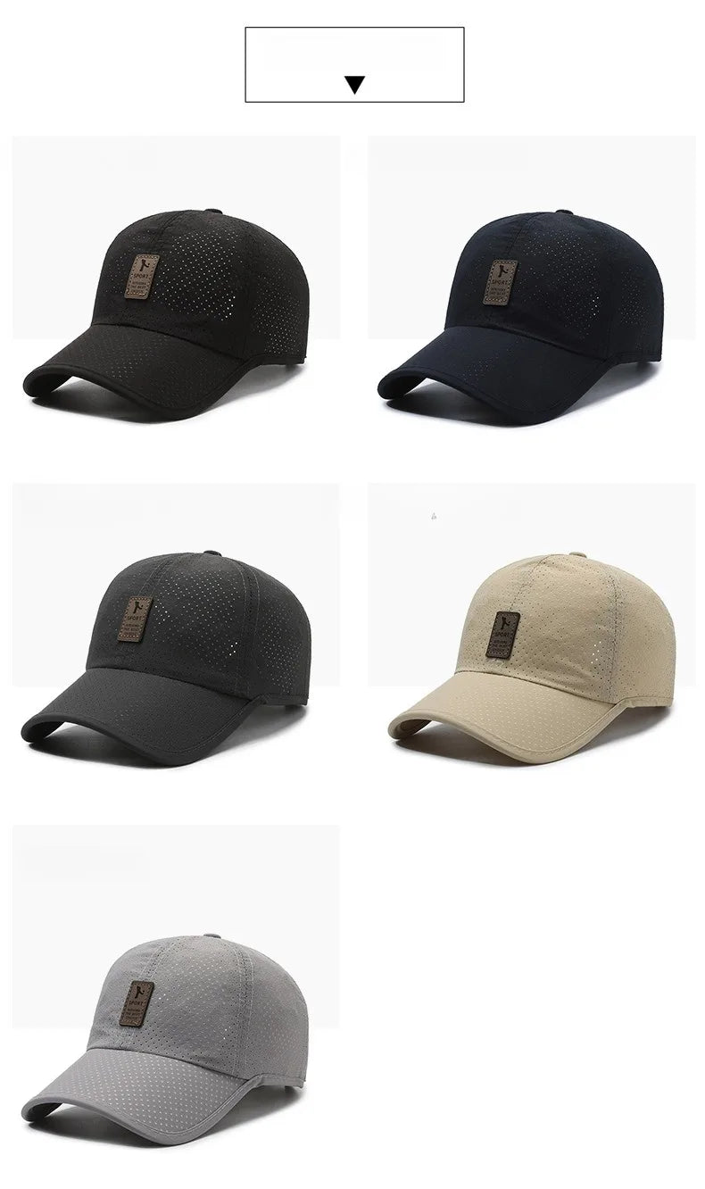 Men’s Sports Cap with Ventilation Holes