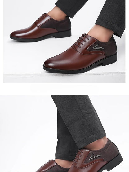 Herrenschuhe – Klassisches Freizeitleder, weich und formell