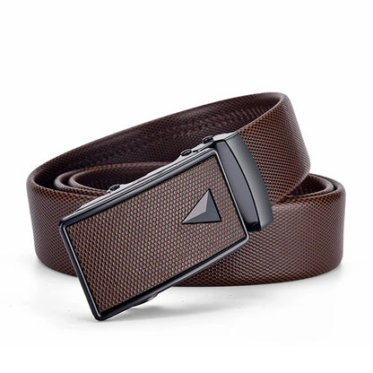 Men’s Automatic Buckle Belt – Elegant Leather Waistband