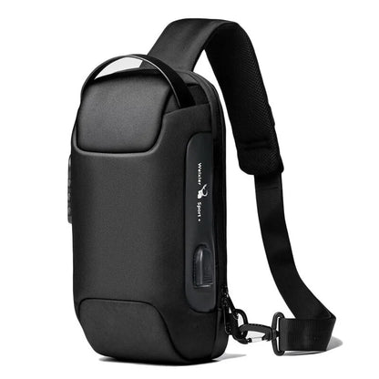 Anti-Theft Crossbody Bag with USB Charging – Modern, Secure, and Waterproof