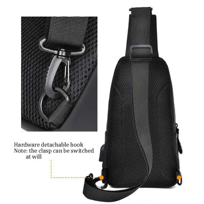 Men’s Sling Crossbody Bag – Compact, Modern, and Waterproof