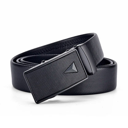 Men’s Automatic Buckle Belt – Elegant Leather Waistband