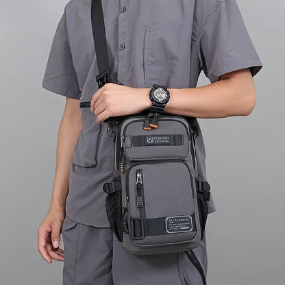 Tactical Crossbody Sling Bag for Men – Multi-Pocket Urban Chest Pack for Everyday Carry and Travel