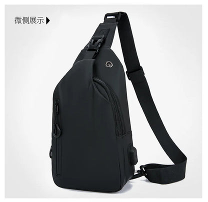 Men’s Sling Crossbody Bag – Compact, Modern, and Waterproof