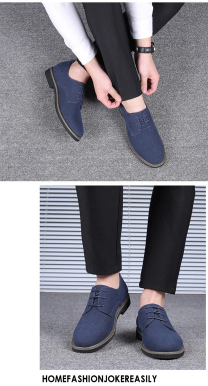 Herren Freizeitschuhe - Wildleder mit Schnürsenkeln