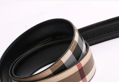 Men’s Designer Belt with Automatic Buckle – Modern and Stylish