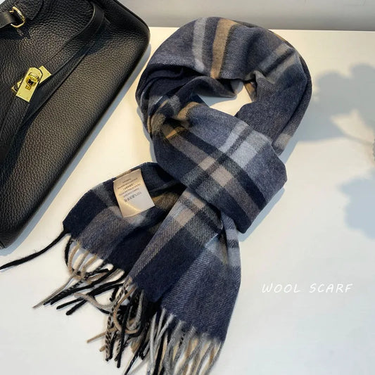 Men's wool scarf - British versatile