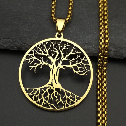 Tree of Life Men’s Necklace – Symbol of Strength and Connection