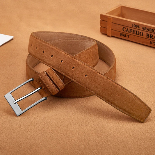 Men’s Suede Belt – Classic and Versatile Style