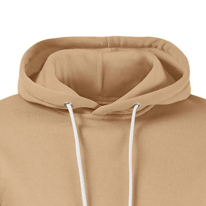 Men’s Modern Geometric Panel Pullover Hoodie – Casual Streetwear for Everyday Comfort