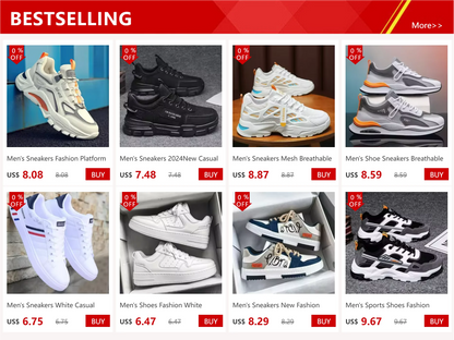 Men’s Classic Sneakers – Casual Streetwear