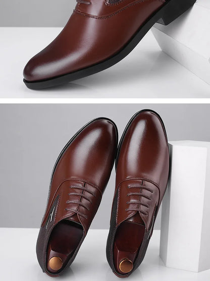 Herrenschuhe – Klassisches Freizeitleder, weich und formell