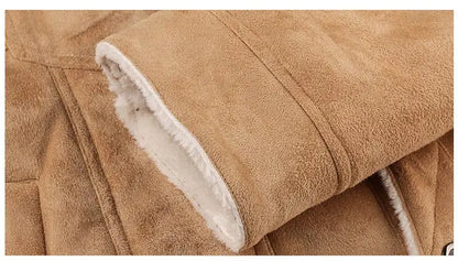 Men’s Vintage Sherpa-Lined Jacket – Rugged Winter Style