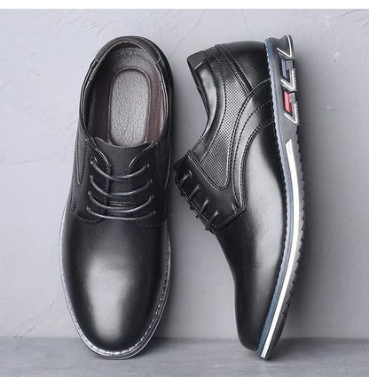 Retro Herrenschuhe - Business Brand Lederschuhe