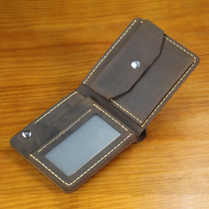 Men’s Wallet – Compact Model with Coin Pocket