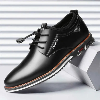 Freizeitschuhe im britischen Stil für Herren – Hochwertige Schuhe aus Kunstleder 