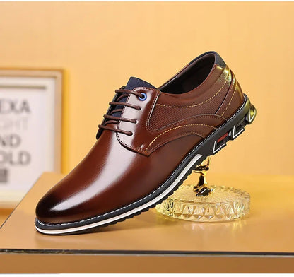 Retro Herrenschuhe - Business Brand Lederschuhe