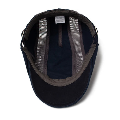 Men's Beret With Breathable Mesh and Side Adjustment