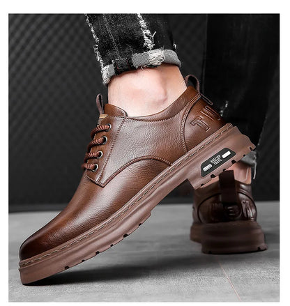 Freizeitschuhe aus Leder für Herren – moderner und vielseitiger Designer