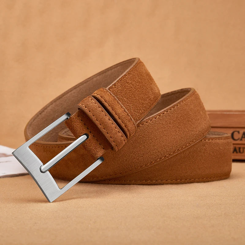 Men’s Suede Belt – Classic and Versatile Style