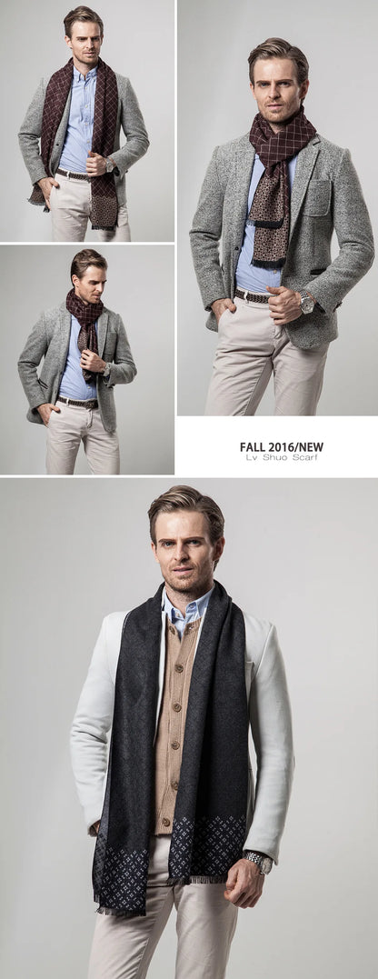 Luxury Men's Scarf, High Quality for Men